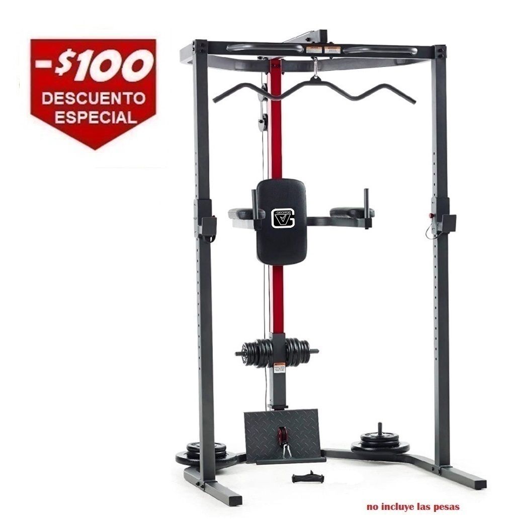 Power Rack with Lat Pulldowns &amp; VKR