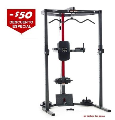 Power Rack with Lat Pulldowns & VKR