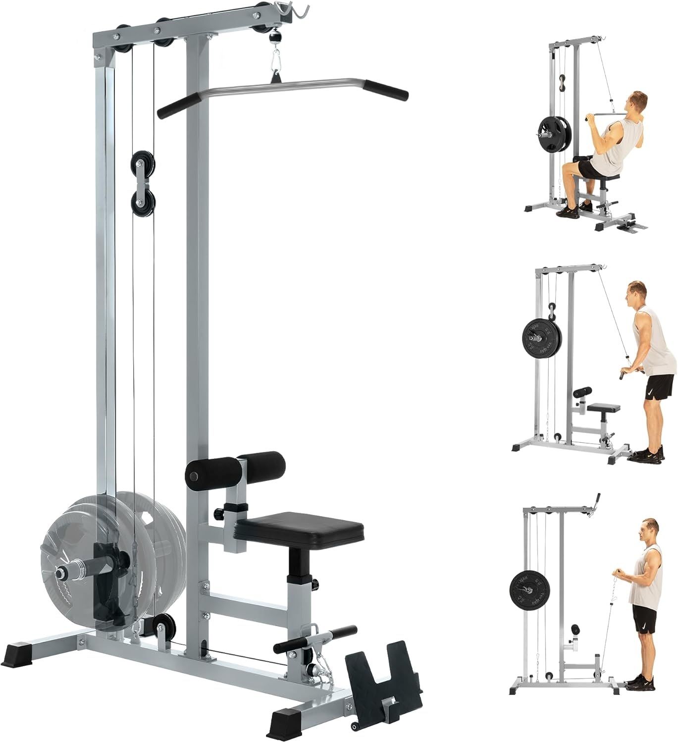 LAT Tower with Seat &amp; High/Low Pulley Stations