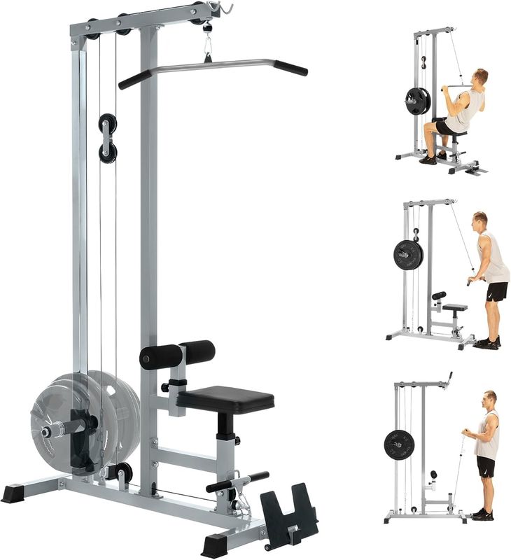 LAT Tower with Seat &amp; High/Low Pulley Stations