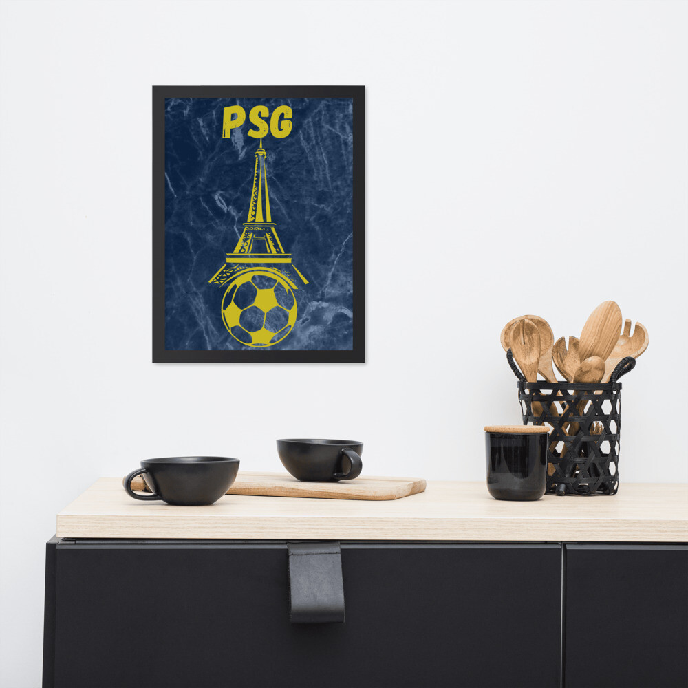 PSG-Poster encadré