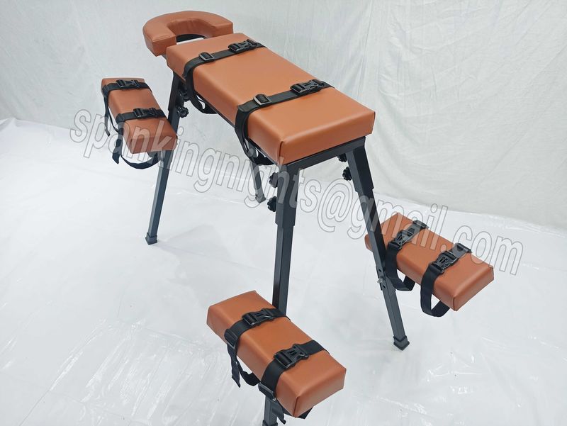 Spanking Bench BDSM Furniture Spanking Flogging Bench Brown Color