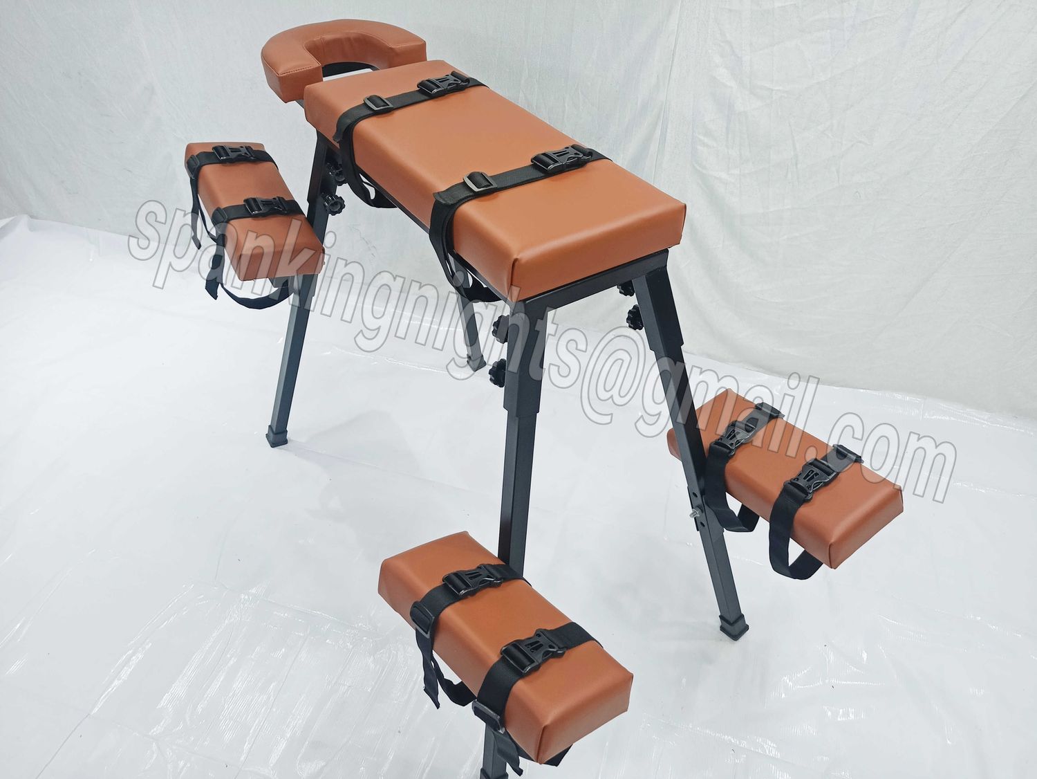 Spanking Bench BDSM Furniture Spanking Flogging Bench Brown Color