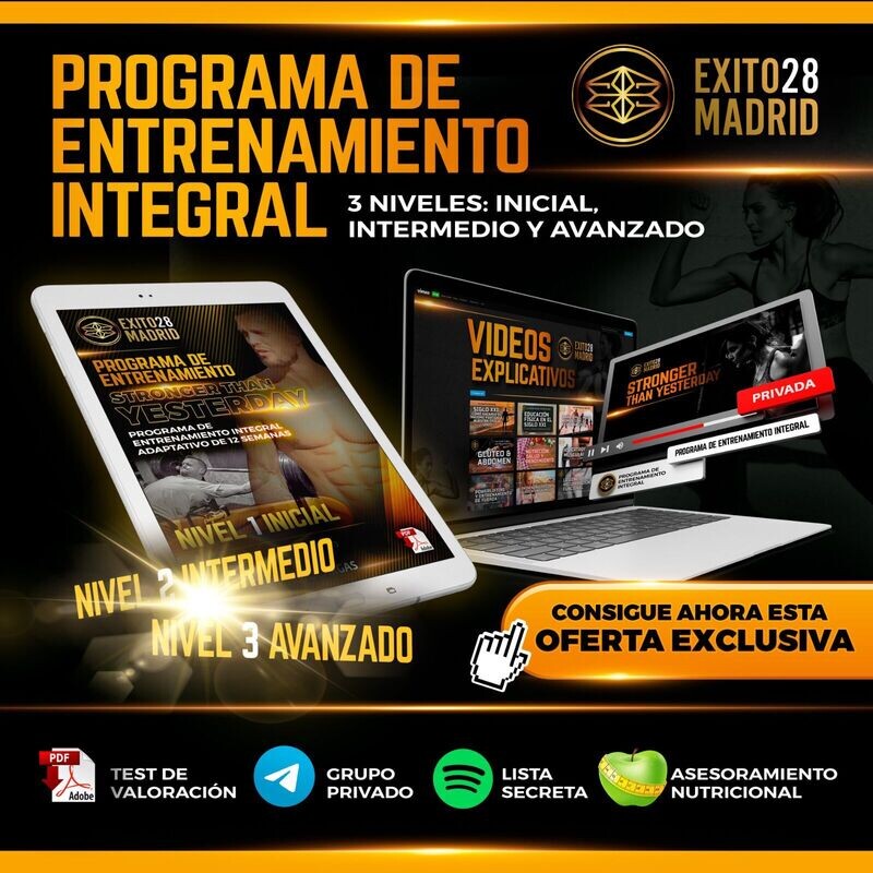 STRONGER THAN YESTERDAY (STY) 9 Meses de Entrenamiento Integral Adaptativo