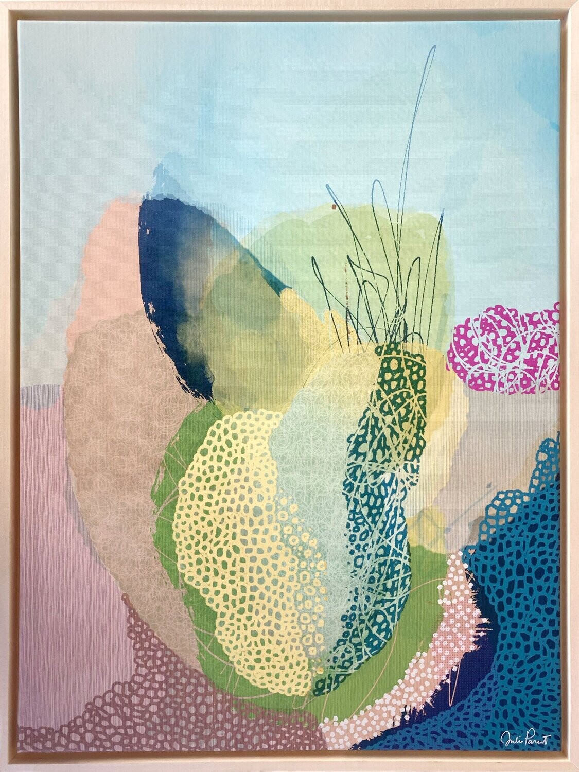 Effervescence, 24 H x 18 L pouces