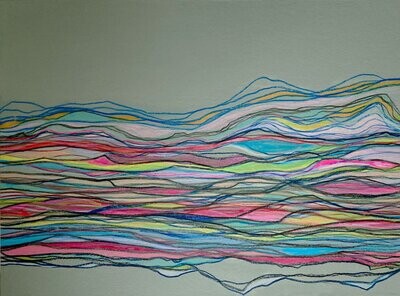 Effusive, 9 H x 12 L pouces