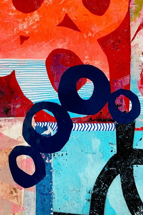 Le destin n’est pas une chaine  | 36 H x 24 L | Print sur canvas
