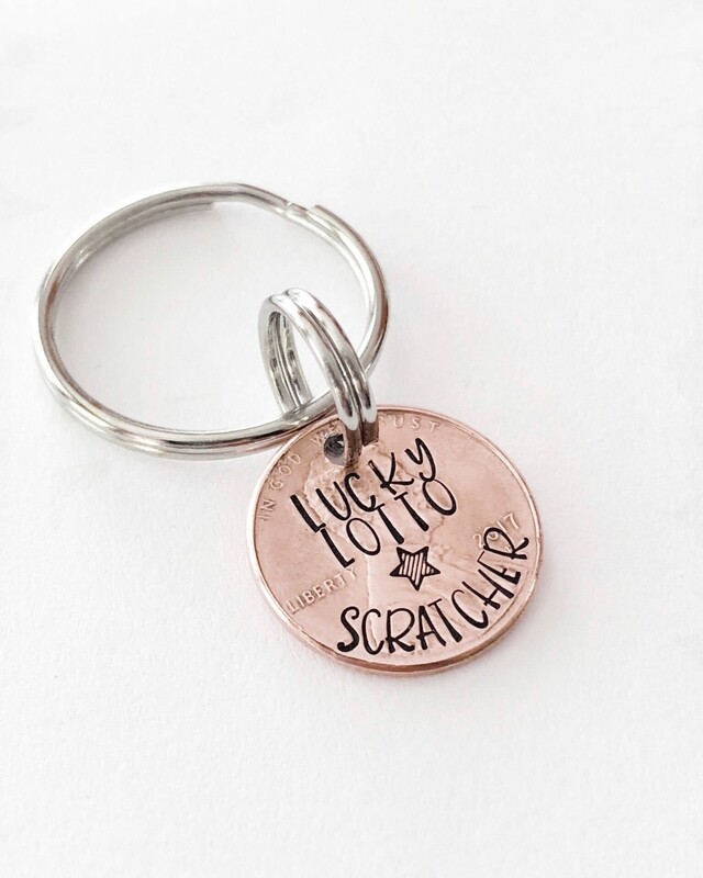 Lucky Lotto Scratcher Keychain