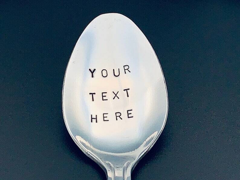 Custom Hand Stamped Spoon