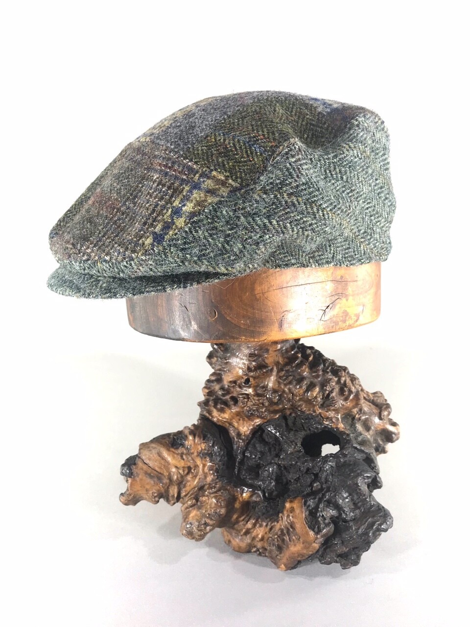 Patchwork English Tweed Sports Cap