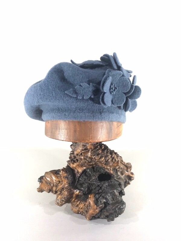 Pure Wool Flower Beret