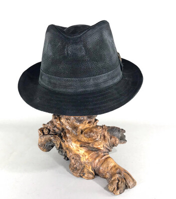 Leather Suede Trilby