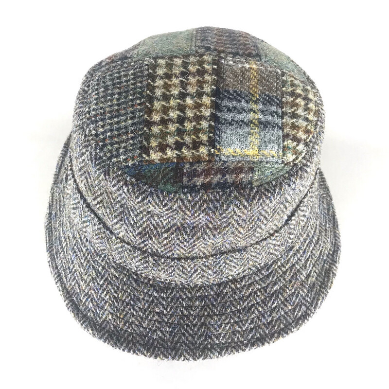 Harris Tweed Patchwork Bucket Hat