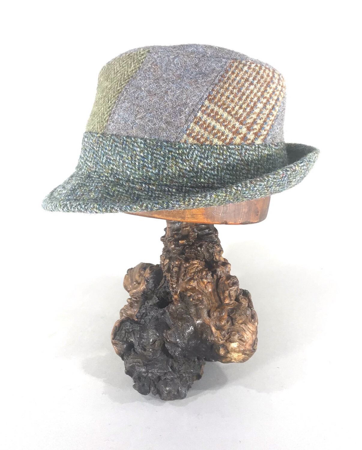 Harris Tweed Patchwork Fedora Harris Tweed Patchwork Fedora