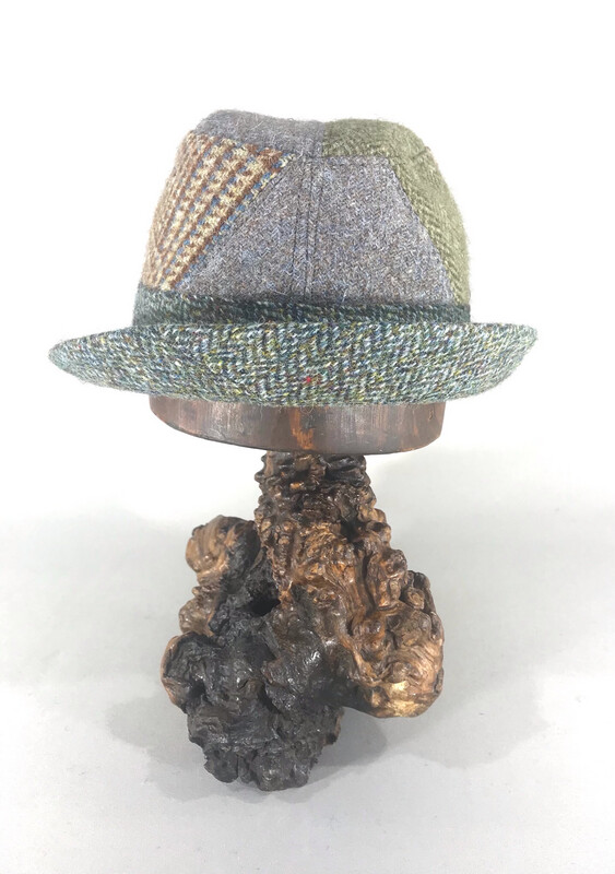 Harris Tweed Patchwork Fedora