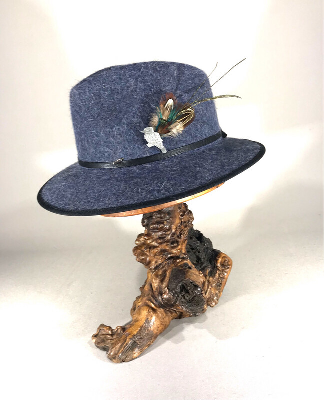 Wide Brim Rabbit Fur Felt