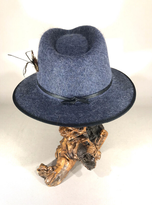 Wide Brim Rabbit Fur Felt