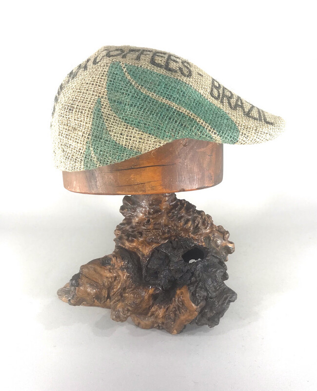 Coffee Hessian Sports Cap Coffee Hessian Sports Cap