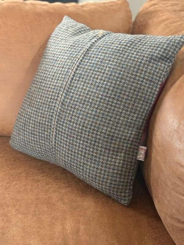 Harris Tweed Patchwork Cushion