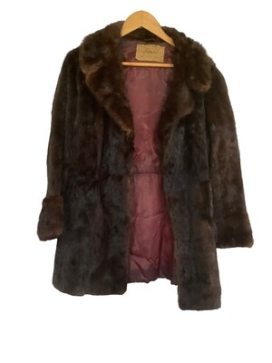 Genuine Real Fur Coat - Farmers Exclusive Furs - Vintage Fashion
