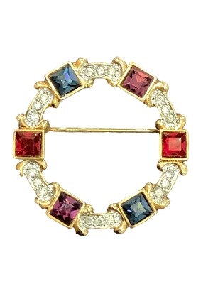 The Stone Garland Brooch - The Carrington Collection - Designer Jewellery
