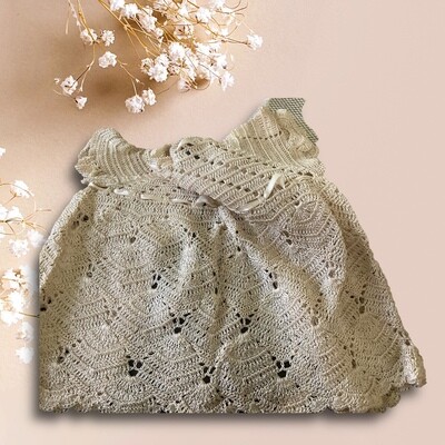 Lovely old Vintage Lace Baby Dress Jacket with Box