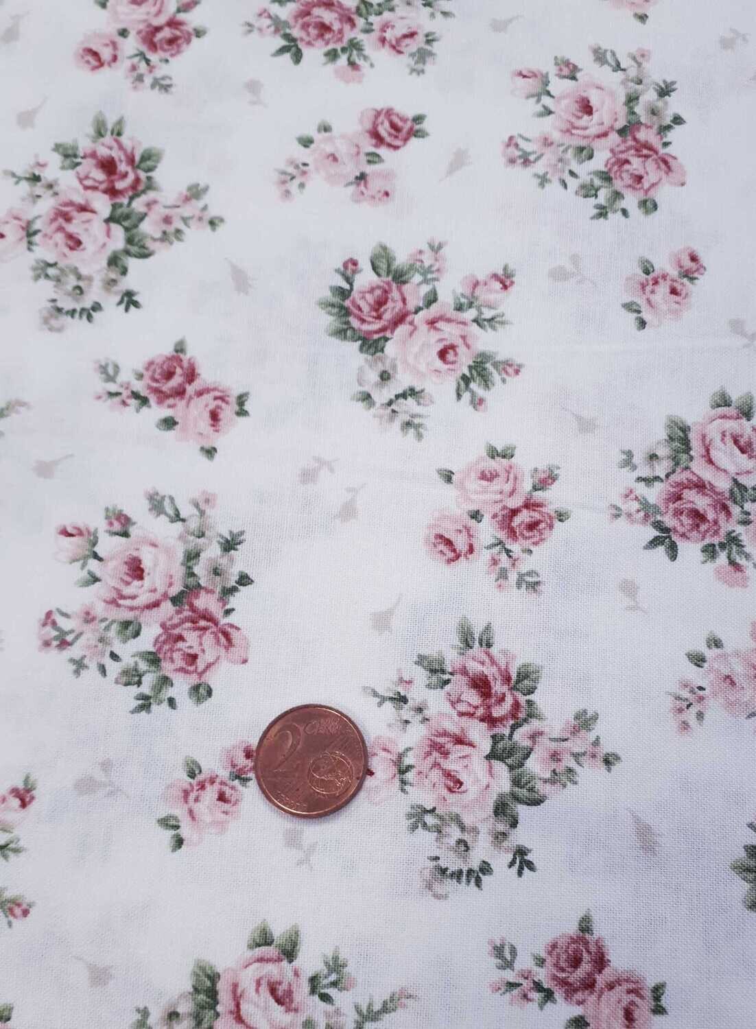 Tela Americana con flores