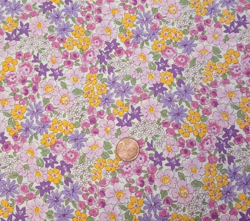 Tela americana liberty flores
