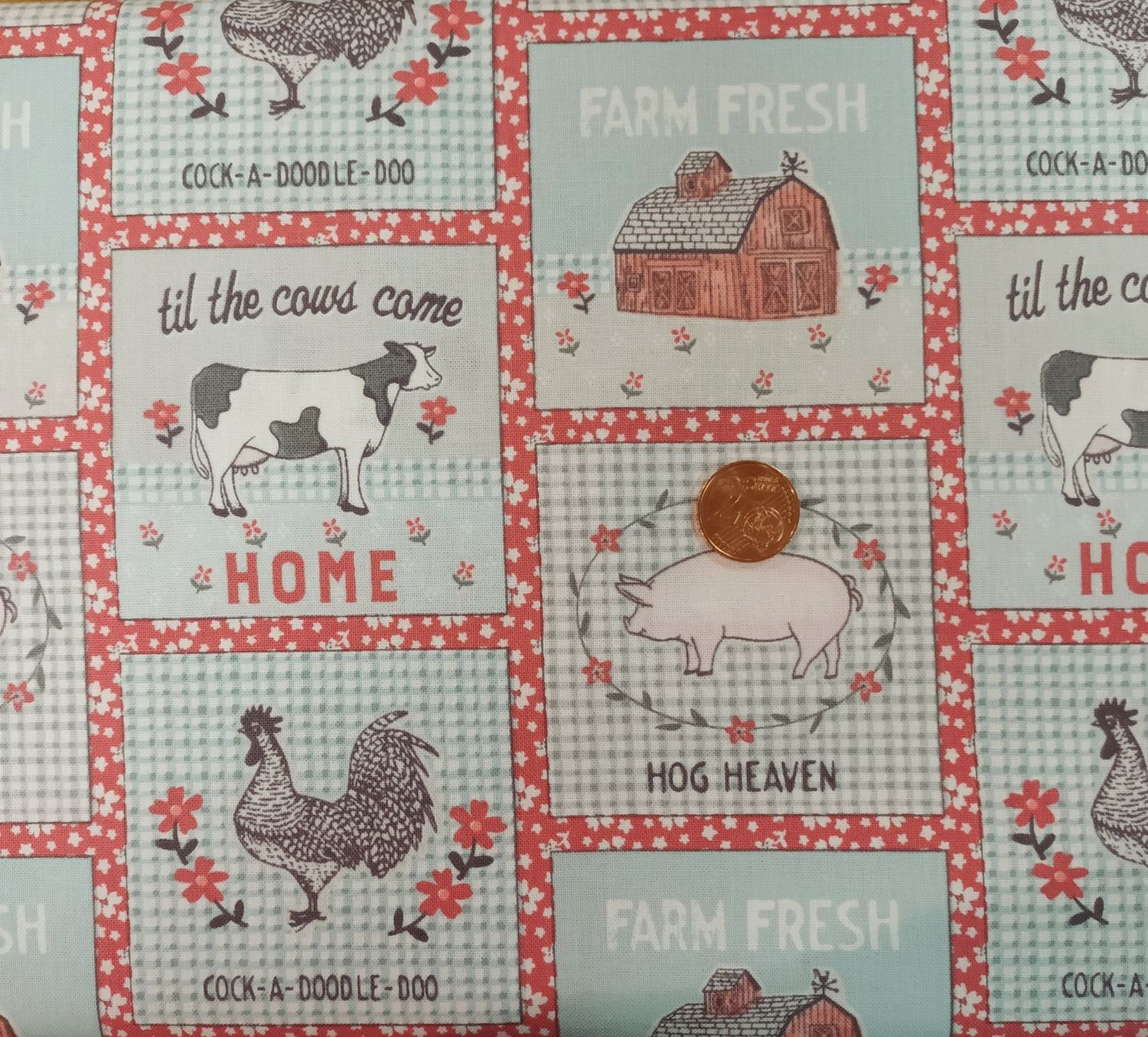 Tela americana gris azulado