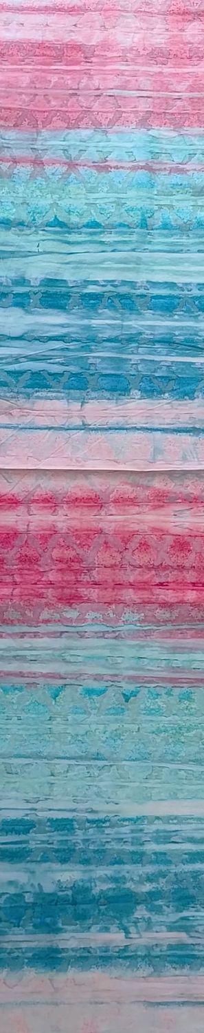 Tela Americana  Azul y Rosa / BATIK