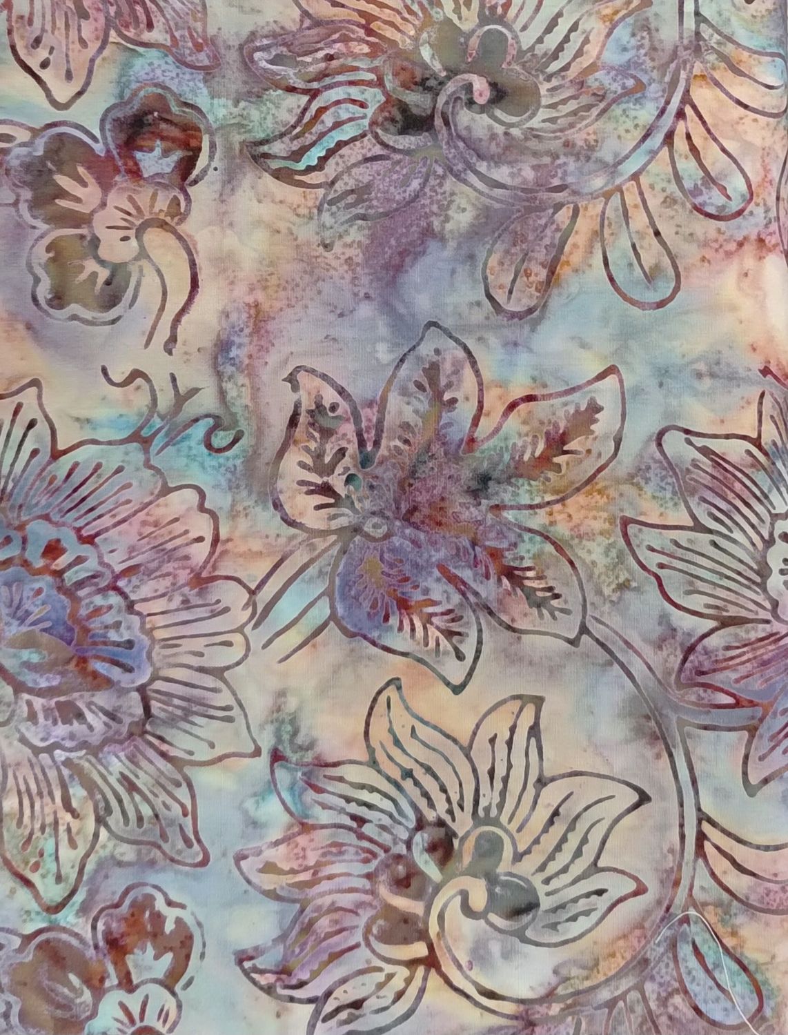 Tela Americana Rosa, Fresa o Berengena / BATIK