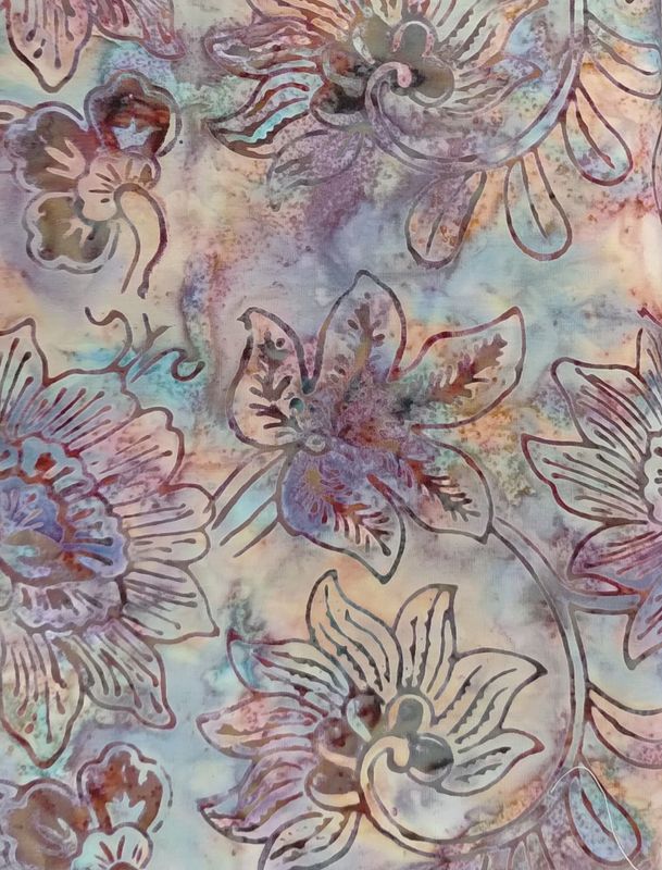 Tela Americana Rosa, Fresa o Berengena / BATIK