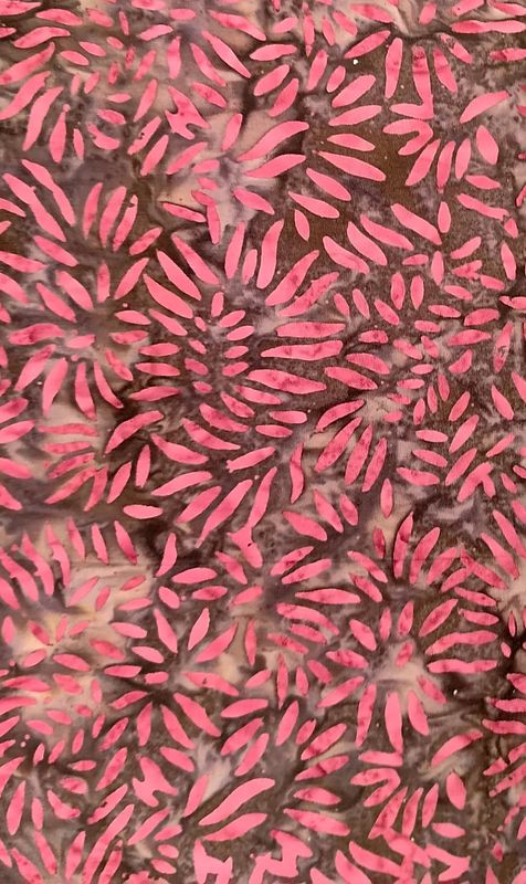 BATIK CON FONDO BERENGENA
