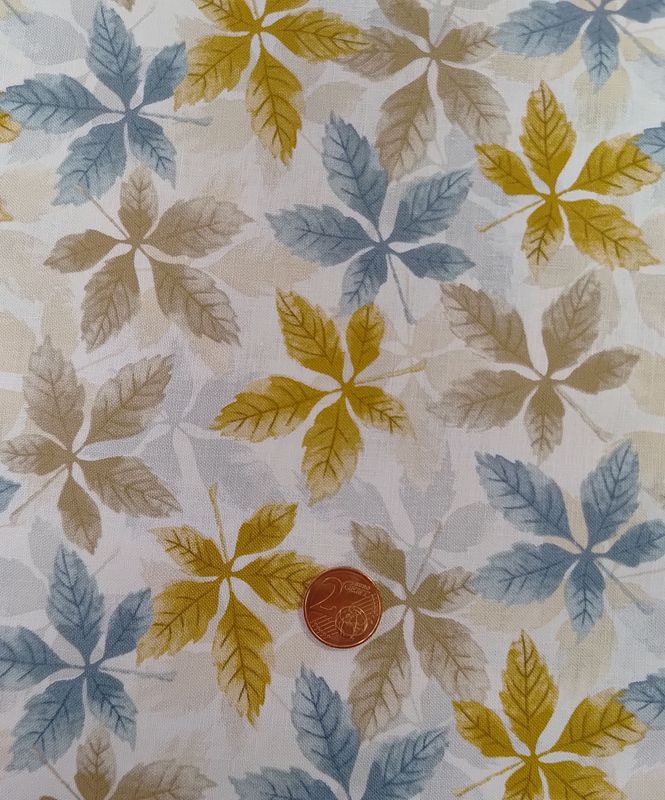 Tela americana con hojas