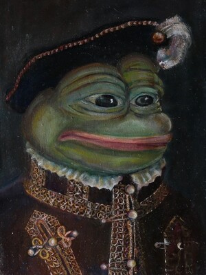Pepe Philippe II (Print on canvas with handpainted touches of painting)