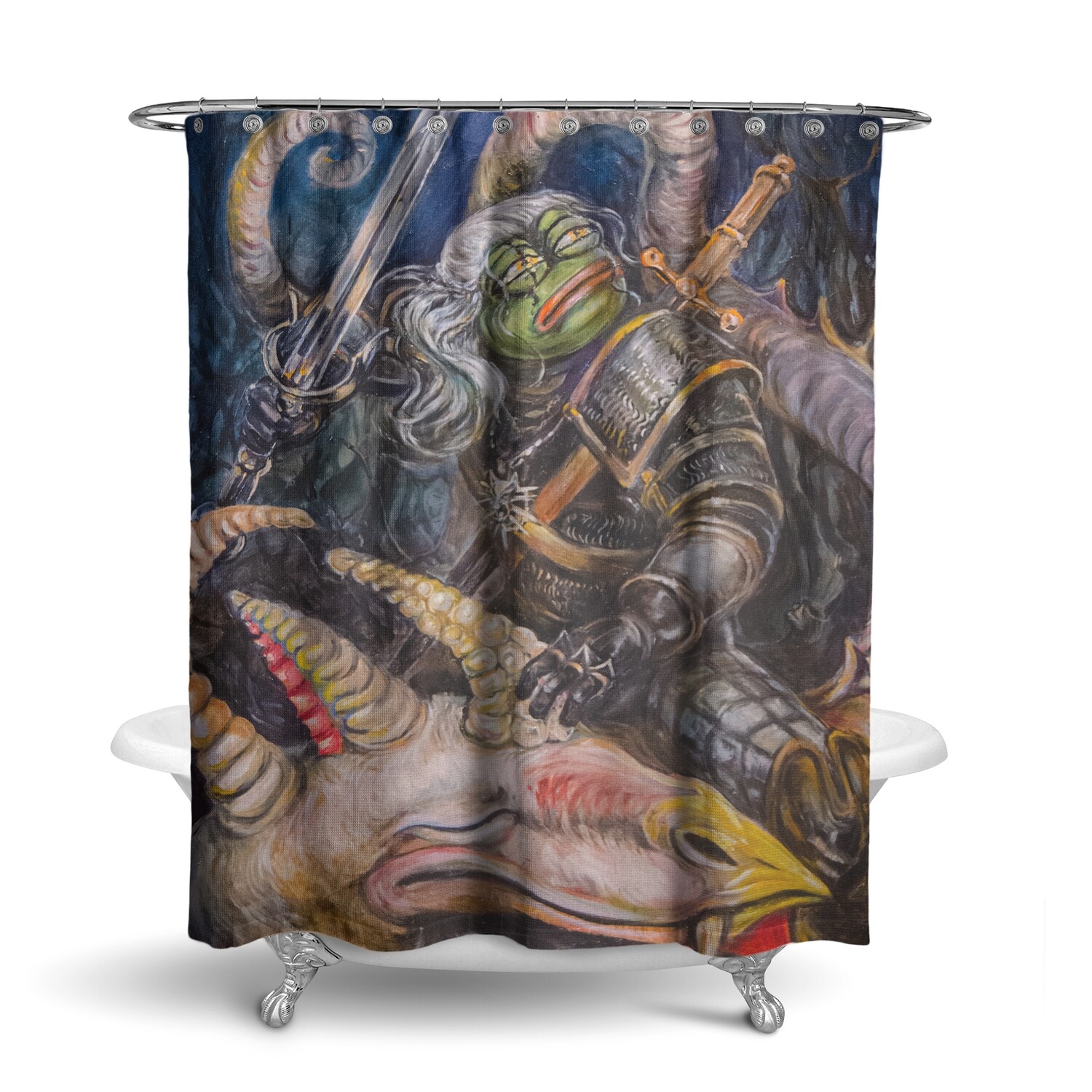 Pepe The Witcher (shower curtain)