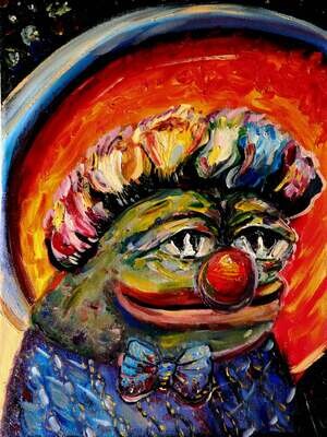 Honkler Pepe (Oil painting)