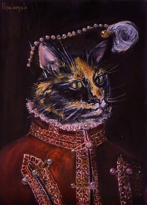 Sir Cat (Oil painting)