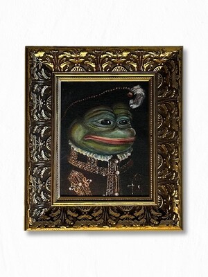 Pepe Philippe II (Print in wooden frame in mini format)