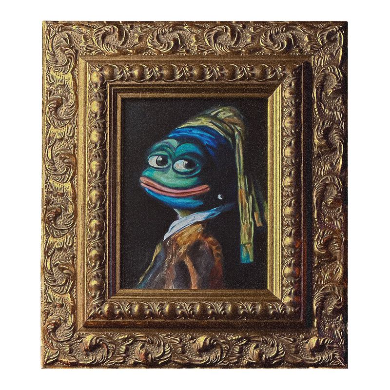 Pepe With a Pearl Earring