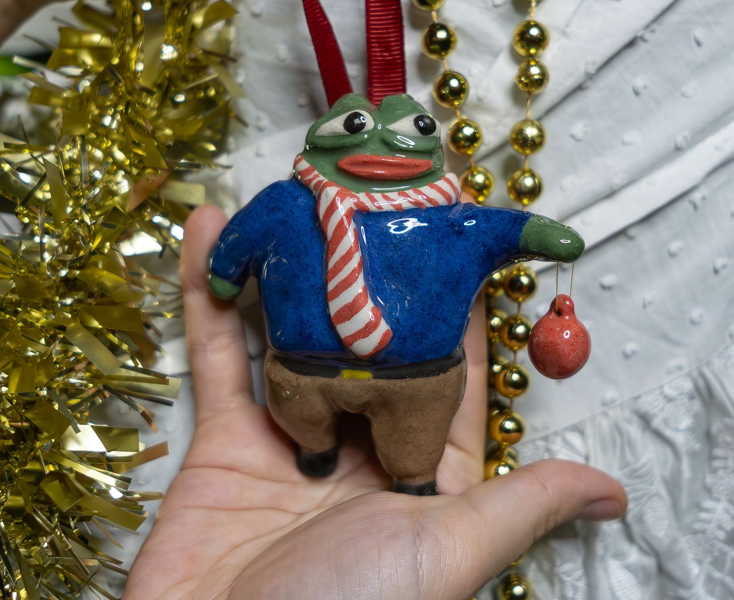 Apu Pepe Christmas Tree Ornament