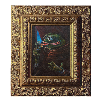 The Drinking Monk Pepe