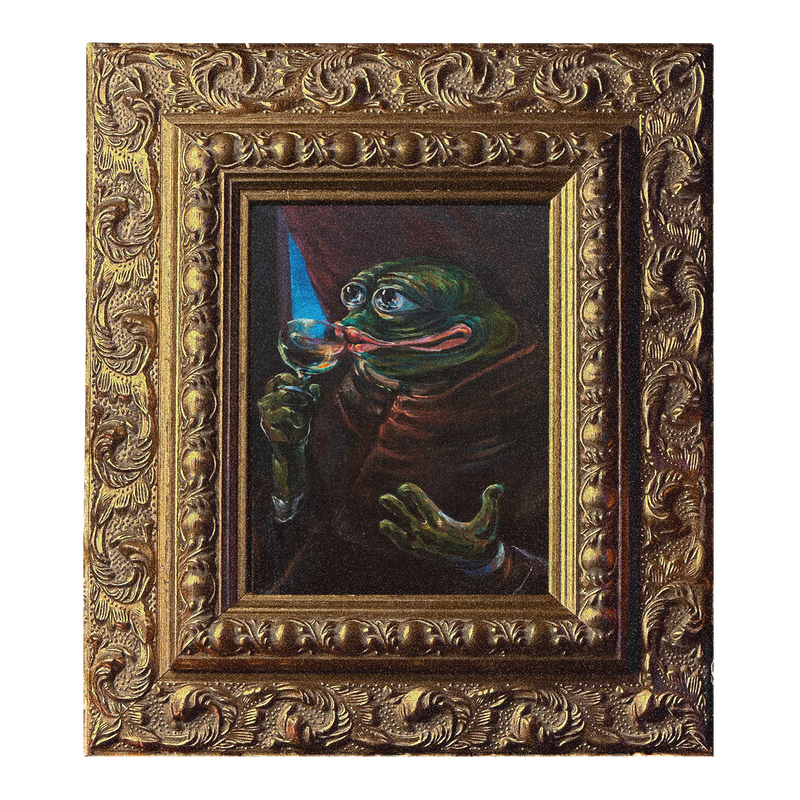 The Drinking Monk Pepe