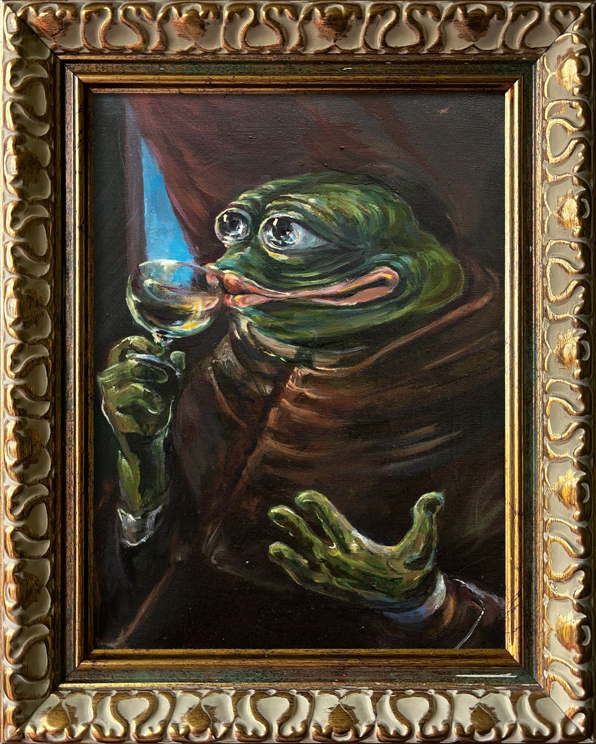 Pepe the Frog Starry Night