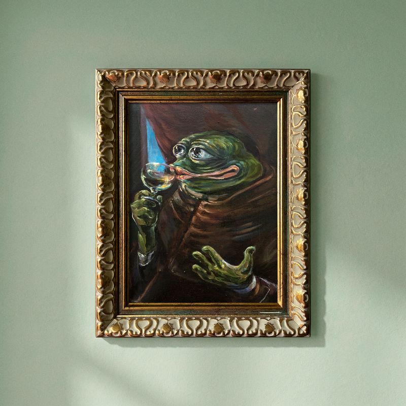 The Drinking Monk Pepe