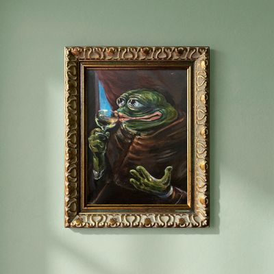 The Drinking Monk Pepe