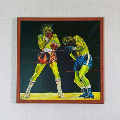 "BOX! BREAK!" (Print on canvas)