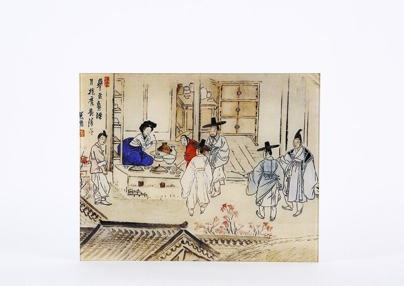Shin Yun-bok - Scene Of A Tavern