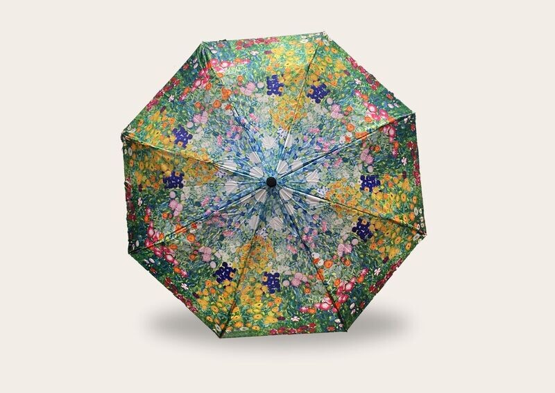 The Everyday Umbrella - Garden with Sunflowers Folding Umbrella