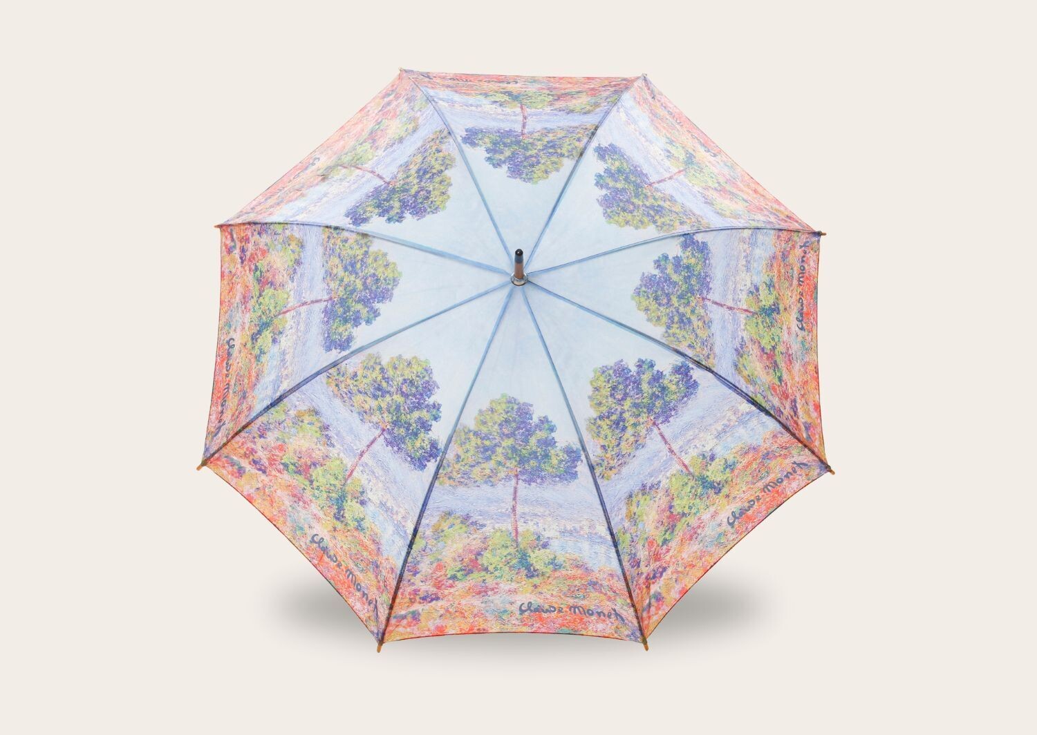 The Everyday Umbrella - View of Antibes from the Plateau-Notre Dame Wooden Handle